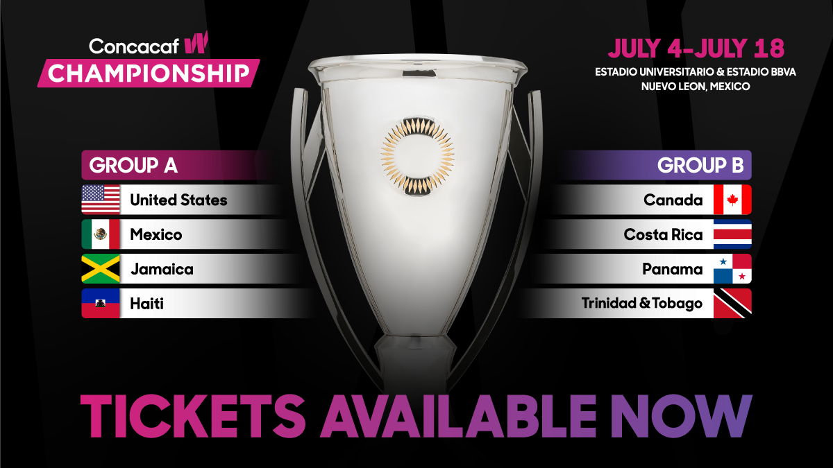 Concacaf W Championship Tickets Available Now