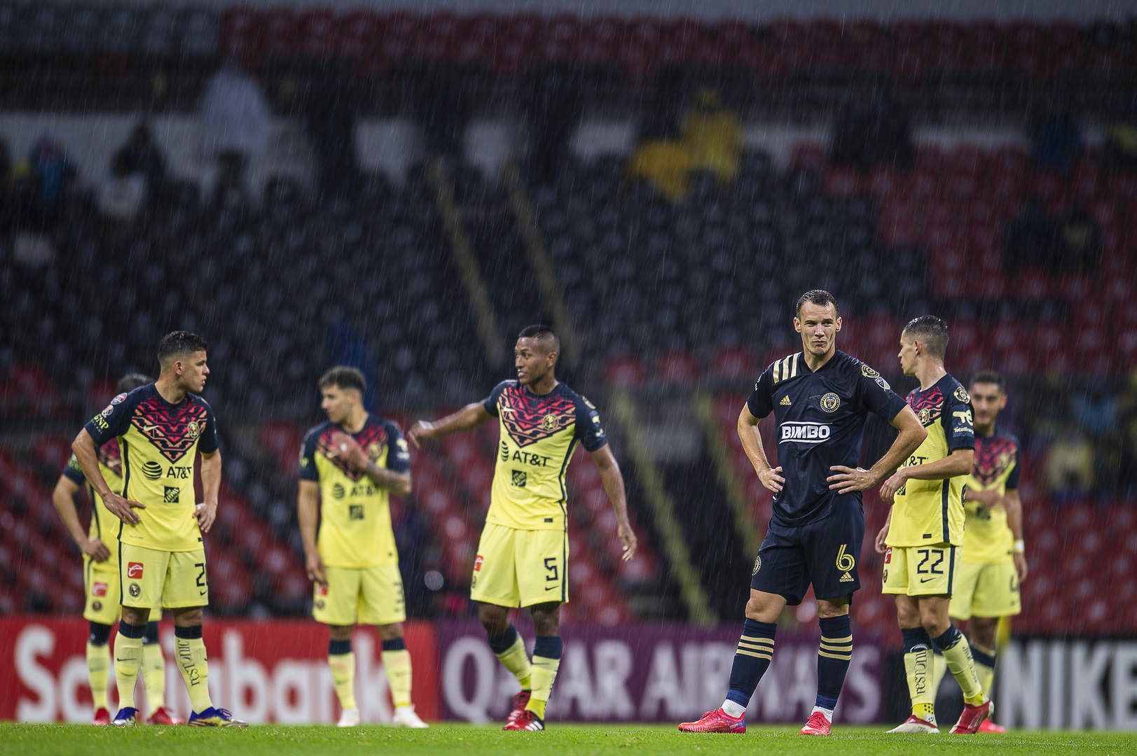 Club America topped the Philadelphia Union in the first leg of the SCCL ...