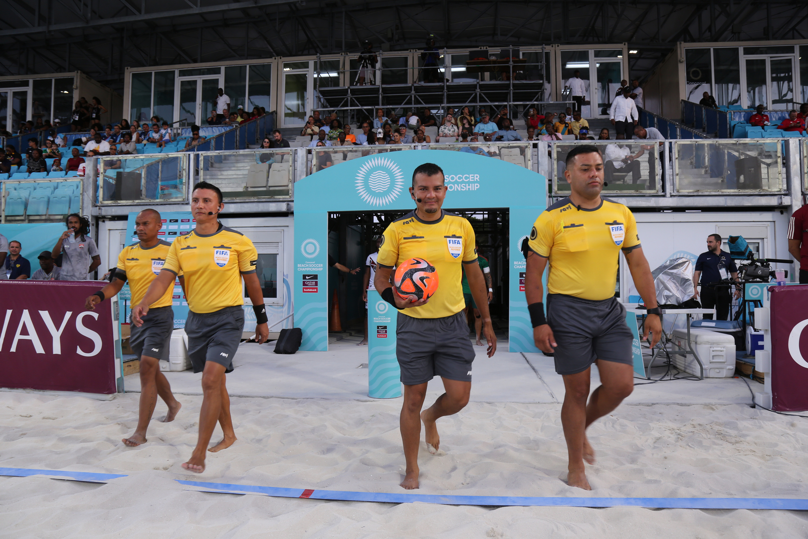 Three Concacaf referees selected for Beach Soccer World Cup