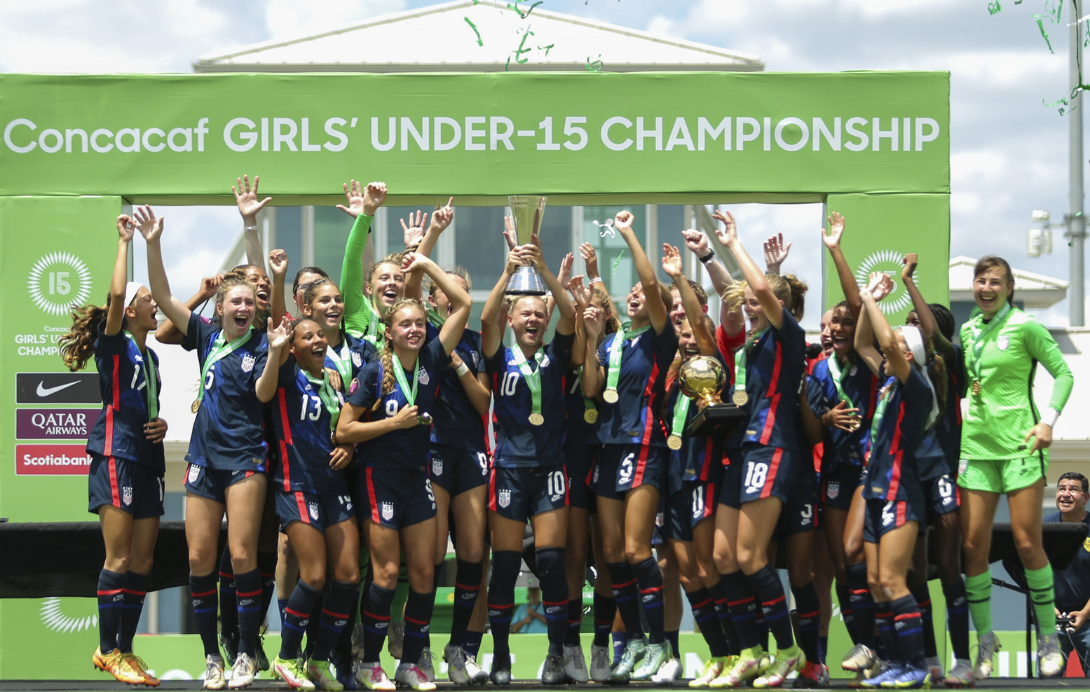 U S Down Canada To Win Girls U15 Championship