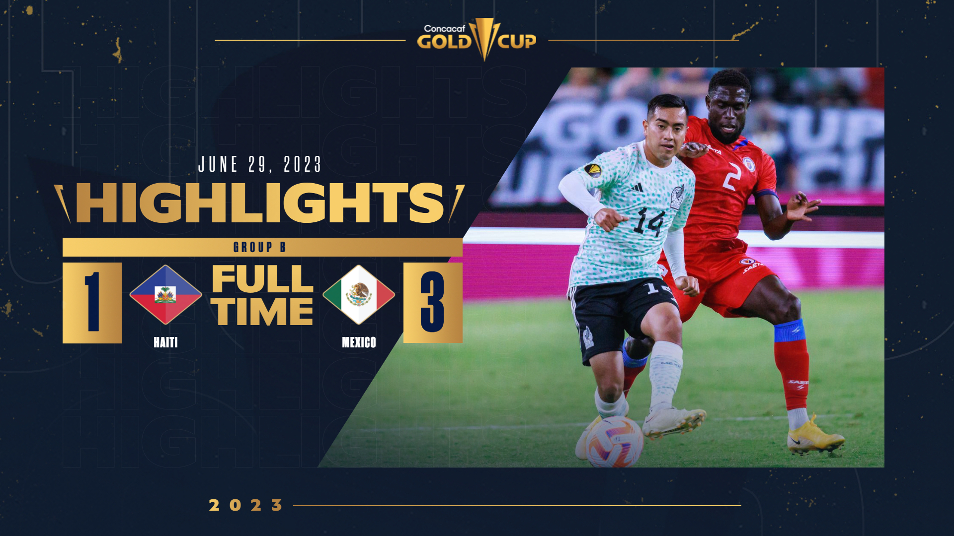 2023 Gold Cup Haiti v Mexico