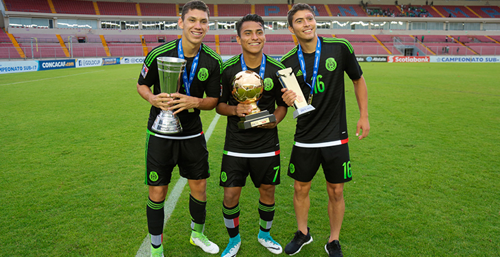 Mexico's Torres credits team for CU17 Golden Ball