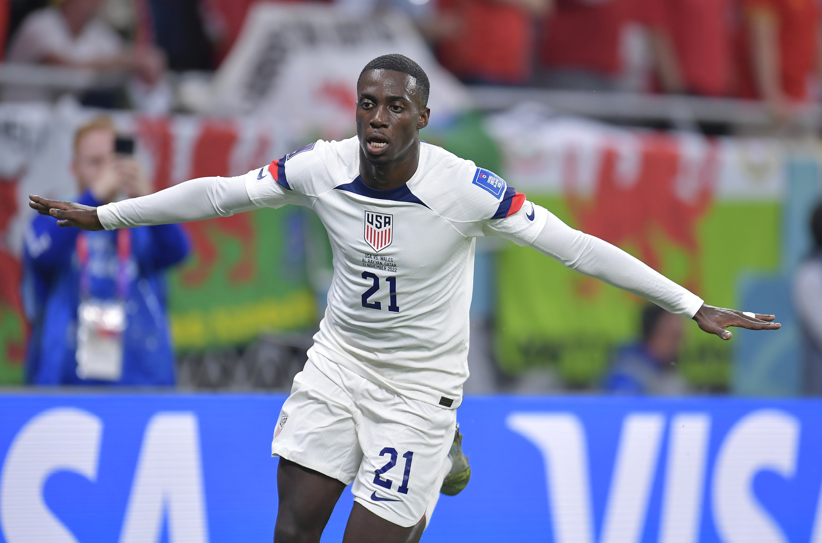 Tim Weah's World Cup goal vs. Wales capped a family journey. Next