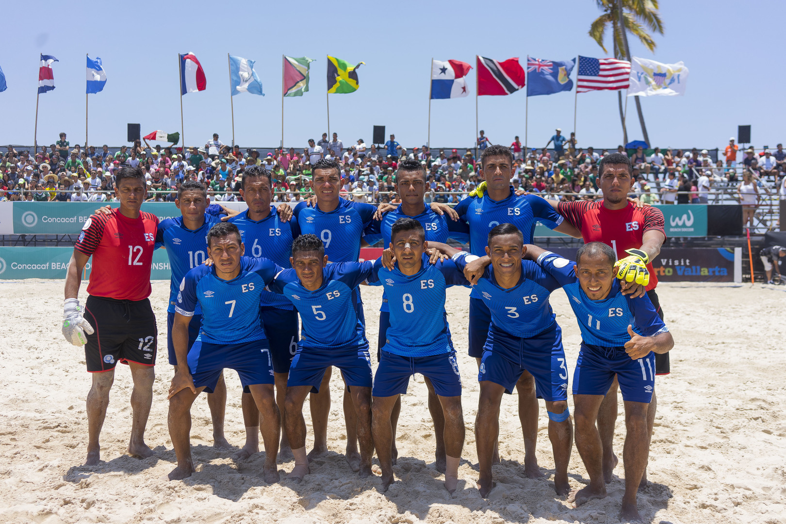 El Salvador a la cabeza del Grupo B en Fútbol Playa