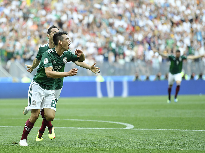 Lozano goal powers Mexico past Germany