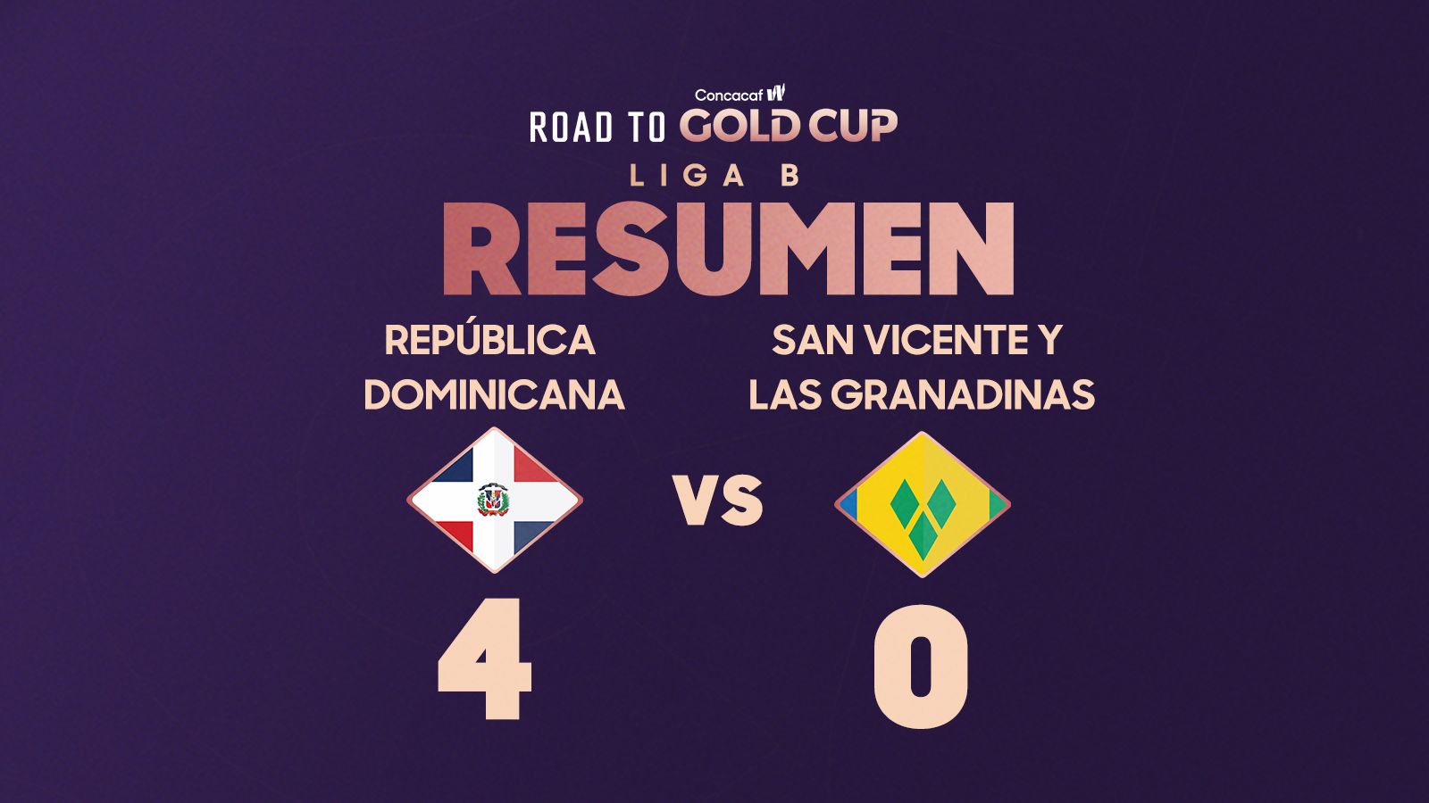 República Dominicana v San Vicente y las Granadinas | Resumen
