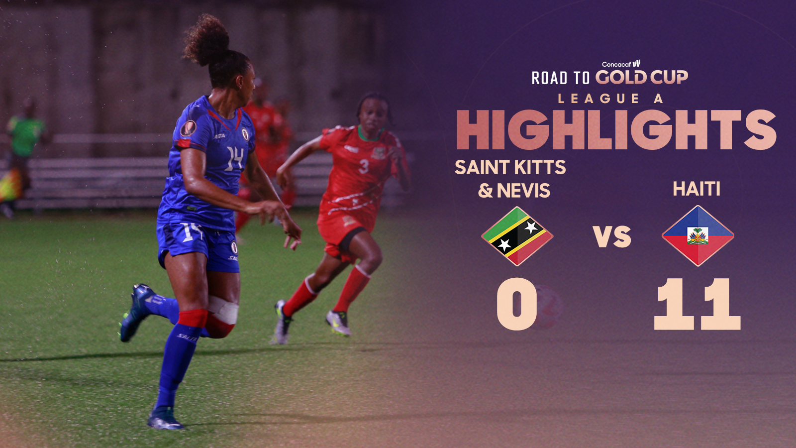 Saint Kitts and Nevis v Haiti Highlights