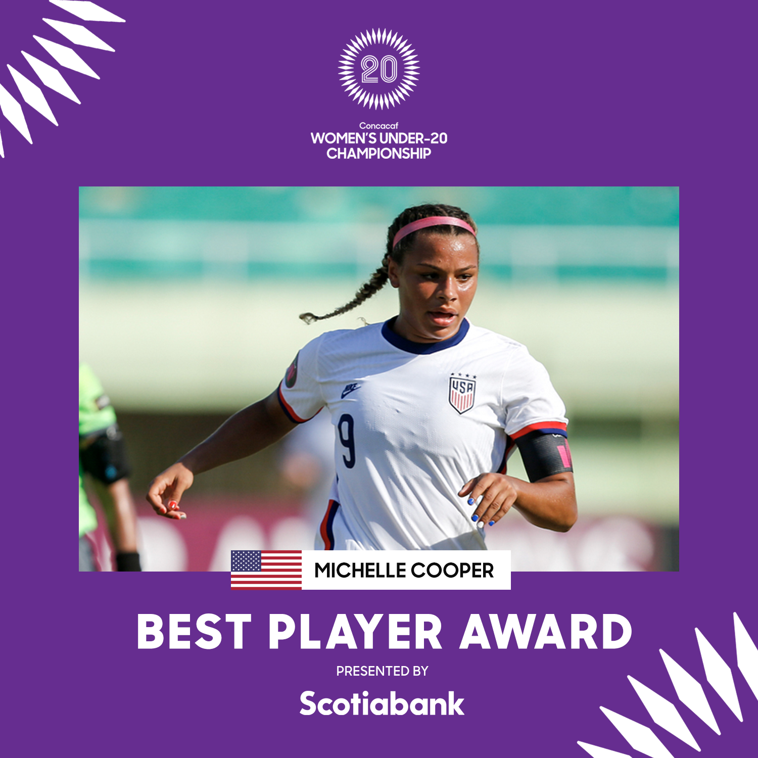 Michelle Cooper, Best Player Award presented by Scotiabank